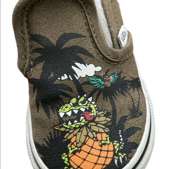 Vans toddler volcano dinosaur shoe 6.5 - Picture 2 of 3